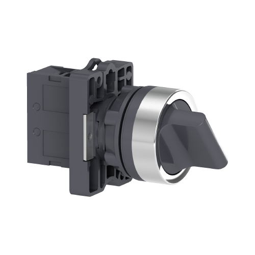 PULSADOR NEGRO C/RETENCIÓN 1NA XA2EH021